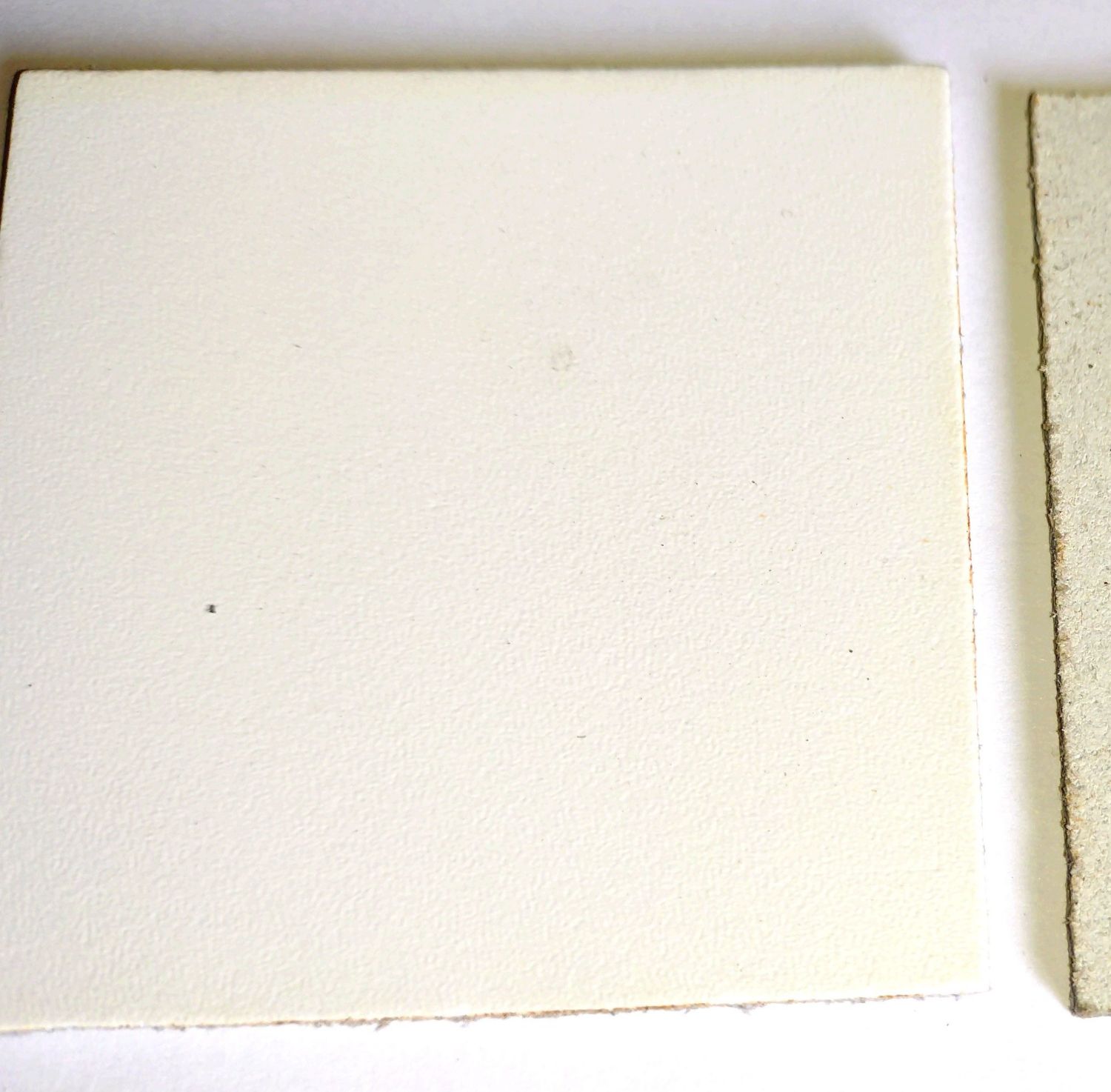 Leather Squares - 60mm x 60mm - Various Colours (White, 10)